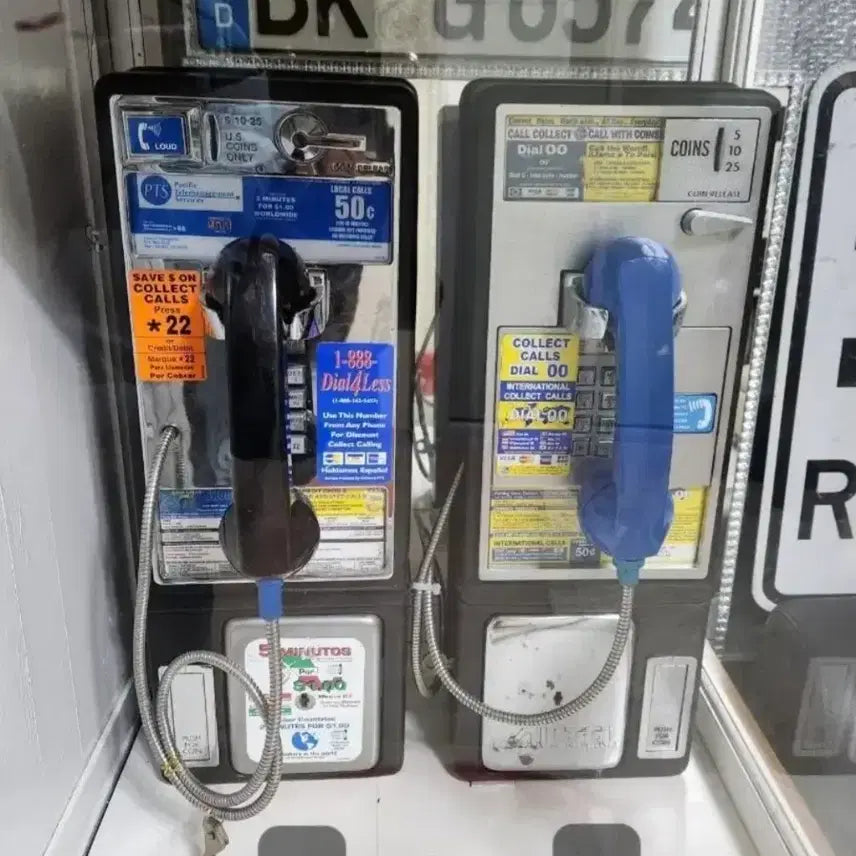[BUNJANG] Vintage PTS Public Telephone / 빈티지/레트로 미국에서 실사용한 코인사용  주물 공중전화기 선택구매