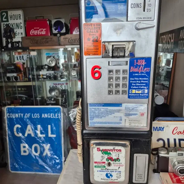 [BUNJANG] Vintage PTS Public Telephone / 빈티지/레트로 미국에서 실사용한 코인사용  주물 공중전화기 선택구매