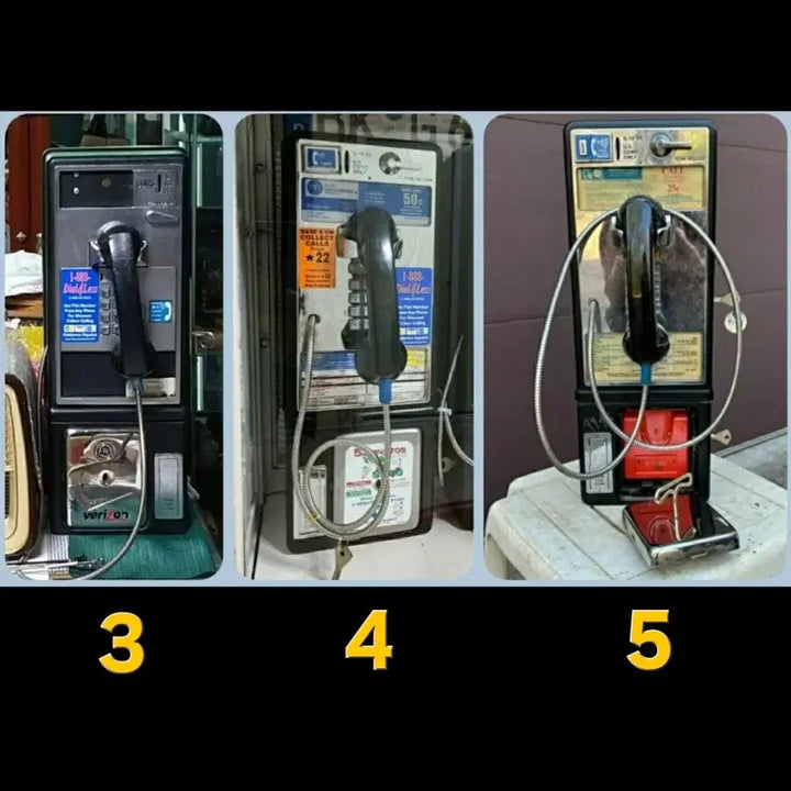 [BUNJANG] Vintage PTS Public Telephone / 빈티지/레트로 미국에서 실사용한 코인사용  주물 공중전화기 선택구매