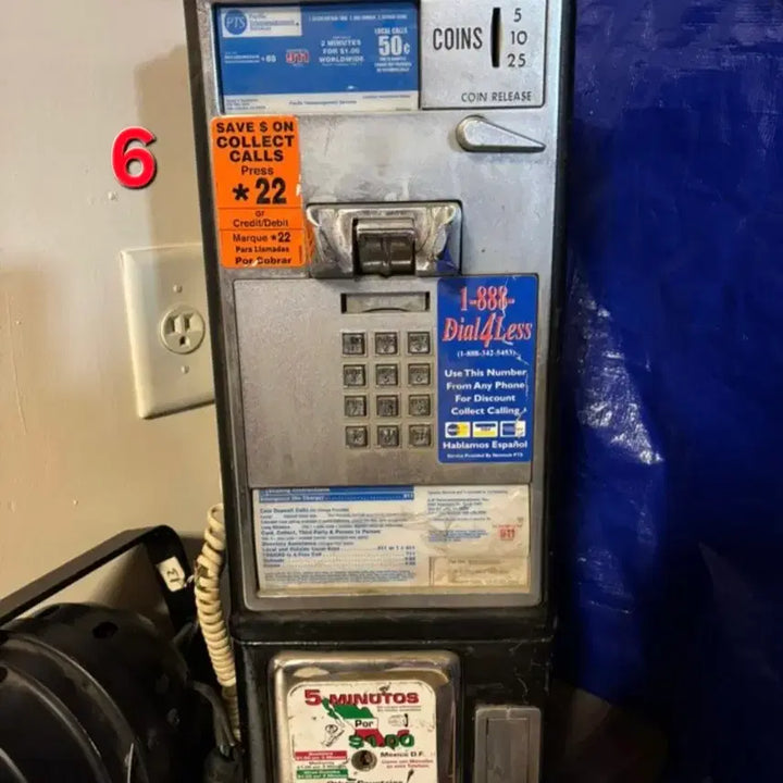 [BUNJANG] Vintage PTS Public Telephone / 빈티지/레트로 미국에서 실사용한 코인사용  주물 공중전화기 선택구매