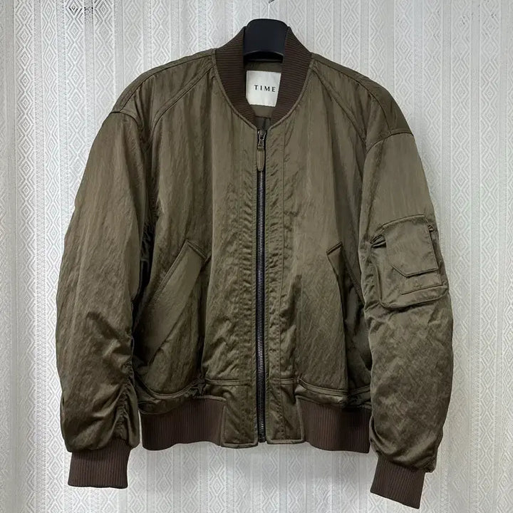 [BUNJANG] Time Homme 22AW MA-1 Bomber Jacket / (105)타임옴므 22AW MA-1 오버핏 봄버 자켓