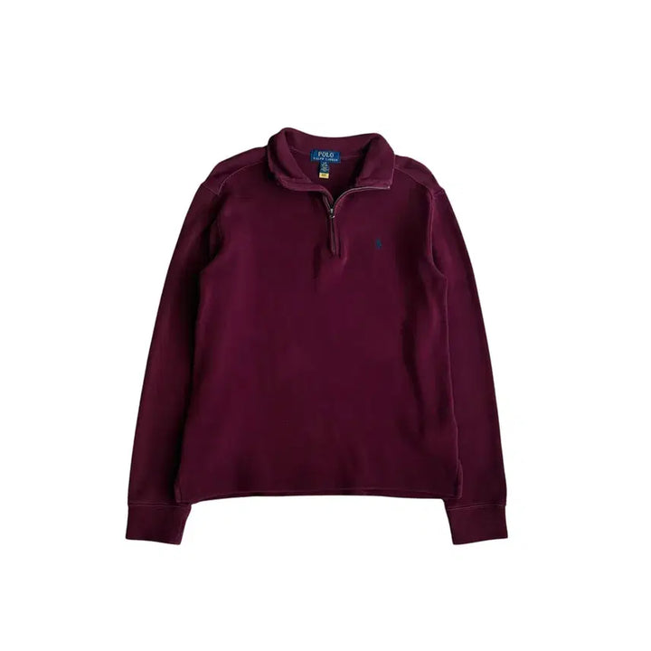 [BUNJANG] Polo Half-Zip Sweatshirt / [ 할인 ] 폴로 반집업 맨투맨