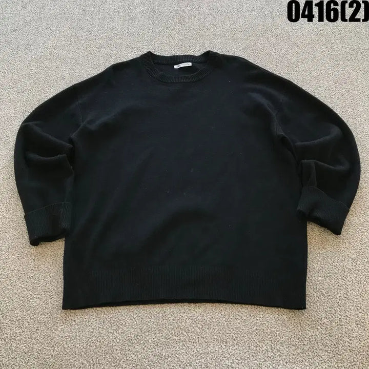 [BUNJANG] ZARA Black Knit Sweater XL / 자라 블랙 니트 스웨터 XL