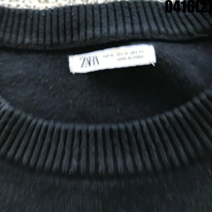 [BUNJANG] ZARA Black Knit Sweater XL / 자라 블랙 니트 스웨터 XL