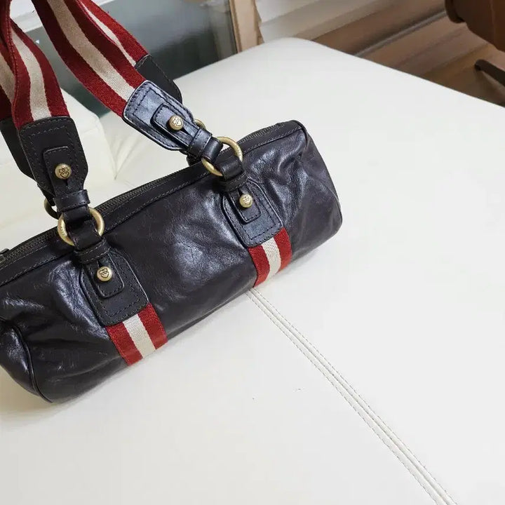 [BUNJANG] Bally Leather Tote Bag Dark Brown / Bally 발리 가죽 토트백 다크브라운