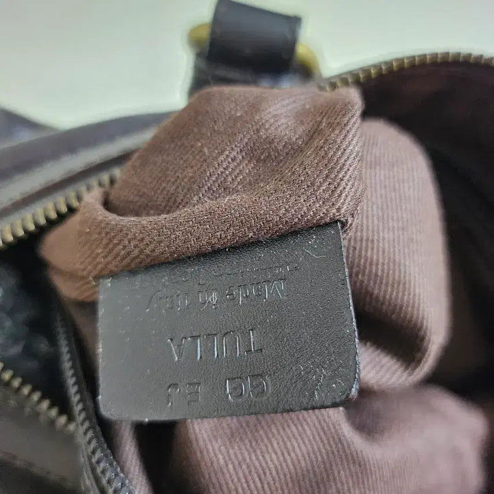 [BUNJANG] Bally Leather Tote Bag Dark Brown / Bally 발리 가죽 토트백 다크브라운