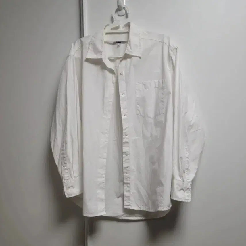 [BUNJANG] Musinsa Standard White Long Sleeve Shirt / 화이트 셔츠 남방 긴팔