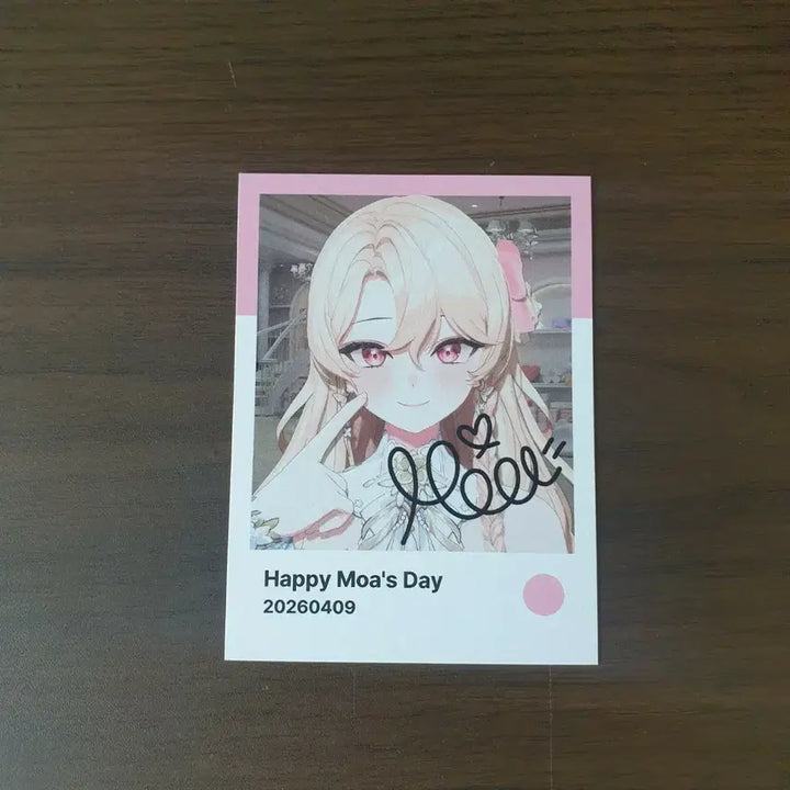 [SOLD OUT] [판매] 2026 모아 생일카페 1컷 사진 (미츄,버튜버,버츄얼