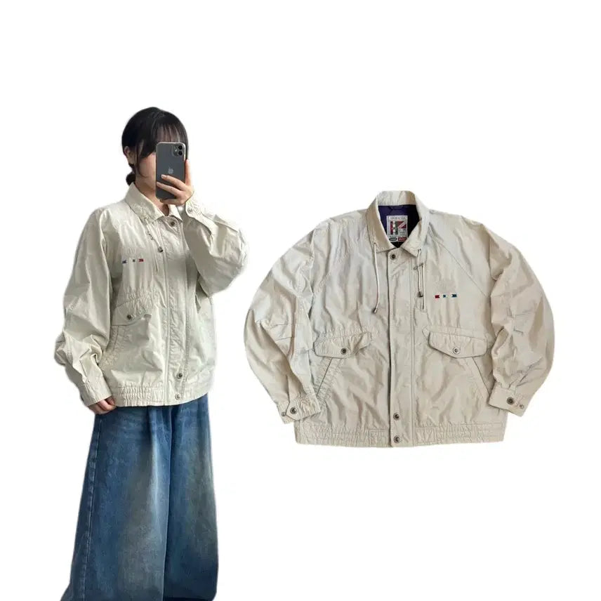 [BUNJANG] Aburaysia 90s Old School Windbreaker Jacket / Aburaysia 제팬 90s 올드스쿨 바람막이 자켓
