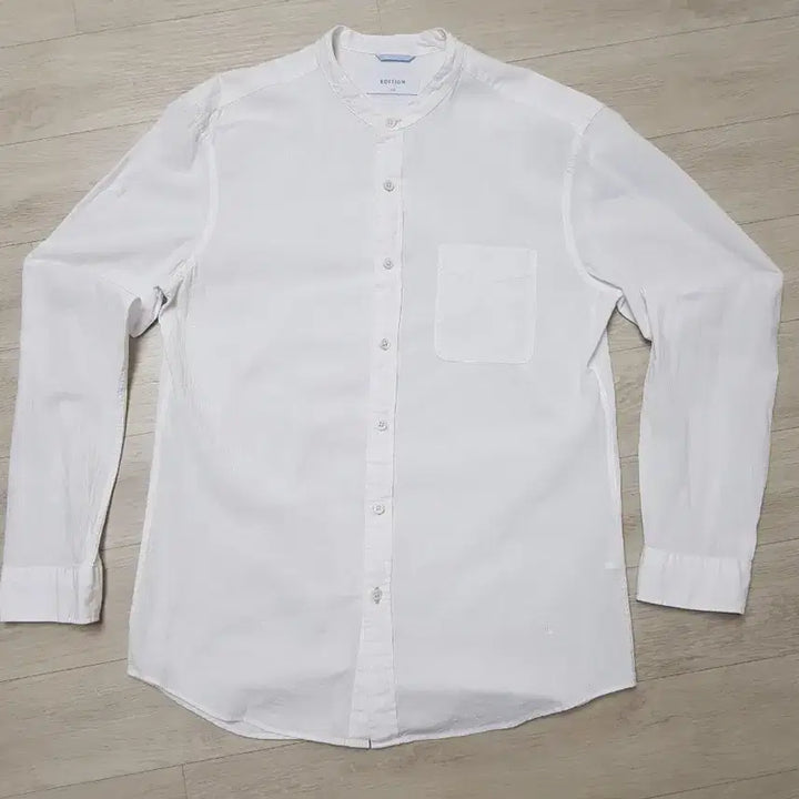 [SOLD OUT] 에디션 헨리넥 긴팔 셔츠 화이트