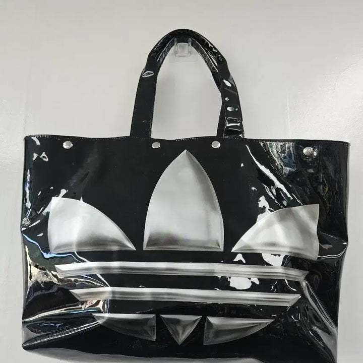 [BUNJANG] Adidas Enamel Shopper Bag / 아디다스 블랙 에나멜 쇼퍼백