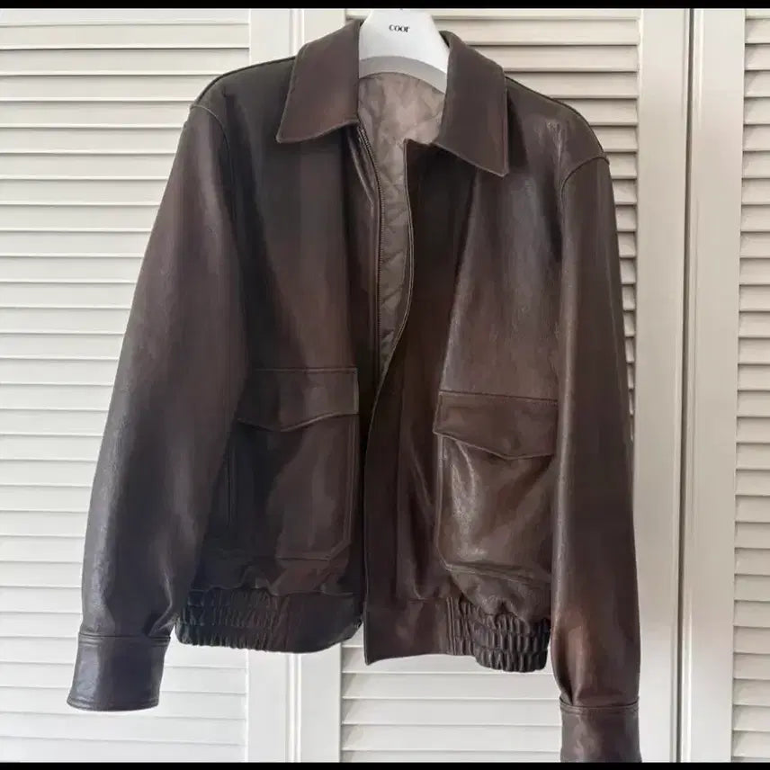 [BUNJANG] Cour A2 Leather Jacket / 쿠어 a2 XL 사이즈 가죽자켓 판매 및 사이즈교환