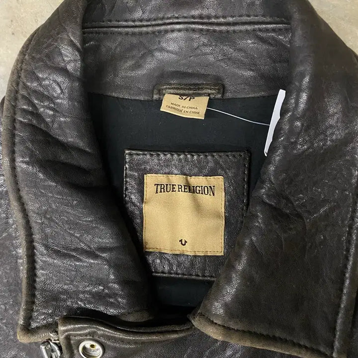 [BUNJANG] True Religion Biker Lambskin Leather Jacket / 트루릴리젼 바이커 양가죽 자켓