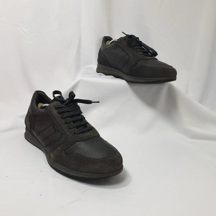 [BUNJANG] Dooha Vintage Geox Avery Dark Grey Sneakers / 두하빈티지 UK6.5/255 제옥스 에이버리 다크 그레이 스니커즈