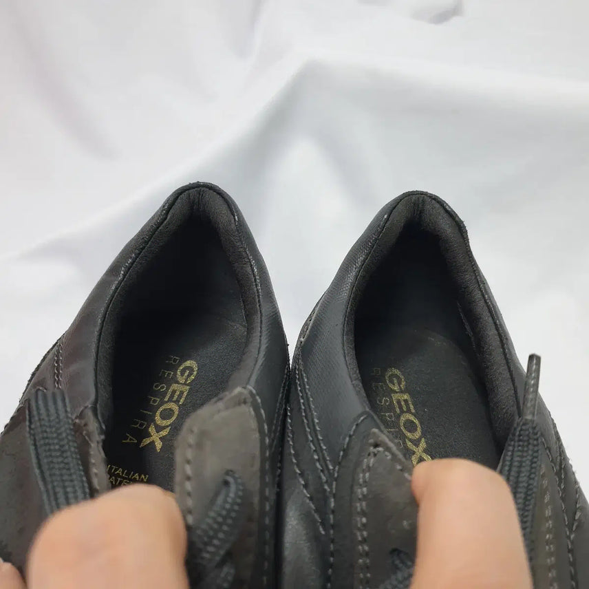 [BUNJANG] Dooha Vintage Geox Avery Dark Grey Sneakers / 두하빈티지 UK6.5/255 제옥스 에이버리 다크 그레이 스니커즈