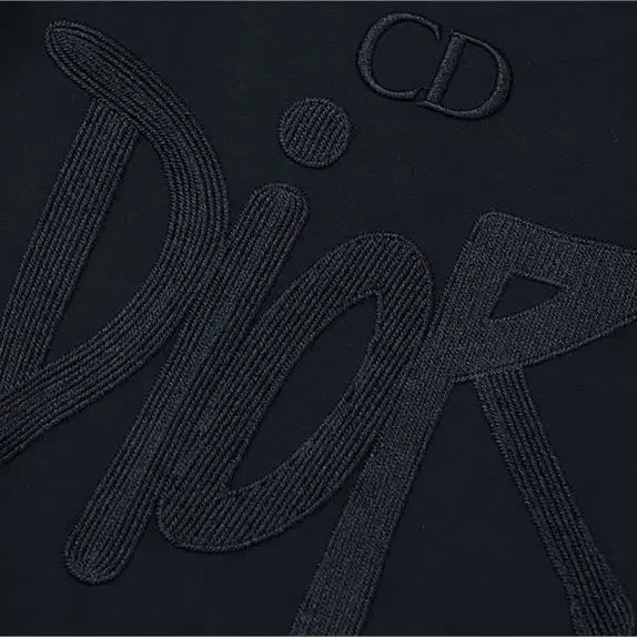 [BUNJANG] Dior Classic Reverse Initial Embroidered Logo Round T-shirt / 클래식 리버스 이니셜 자수로고 라운드 티셔츠