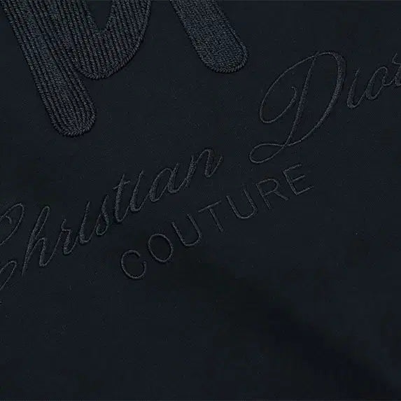 [BUNJANG] Dior Classic Reverse Initial Embroidered Logo Round T-shirt / 클래식 리버스 이니셜 자수로고 라운드 티셔츠