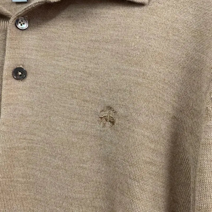 [BUNJANG] Brooks Brothers Wool Knit PK Long Sleeve Polo Shirt / S 브룩스브라더스 울 니트 PK 긴팔 카라티