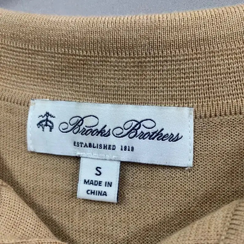 [BUNJANG] Brooks Brothers Wool Knit PK Long Sleeve Polo Shirt / S 브룩스브라더스 울 니트 PK 긴팔 카라티