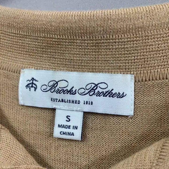 [BUNJANG] Brooks Brothers Wool Knit PK Long Sleeve Polo Shirt / S 브룩스브라더스 울 니트 PK 긴팔 카라티