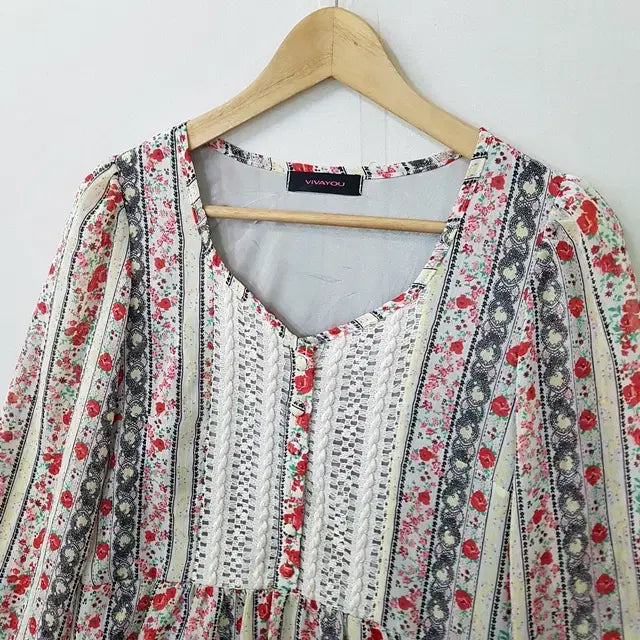 [BUNJANG] VIVAYOU Chiffon Blouse / VIVAYOU 쉬폰 블라우스