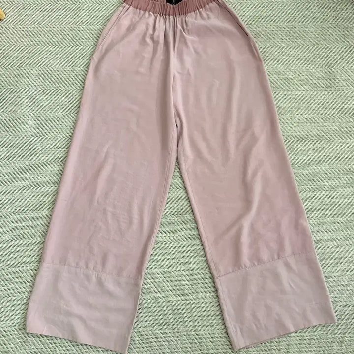[BUNJANG] Lanvin Pink Wide Pants / Lanvin/랑방 핑크색 와이드 팬츠