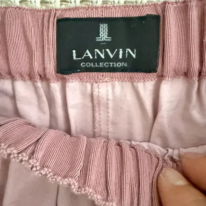 [BUNJANG] Lanvin Pink Wide Pants / Lanvin/랑방 핑크색 와이드 팬츠
