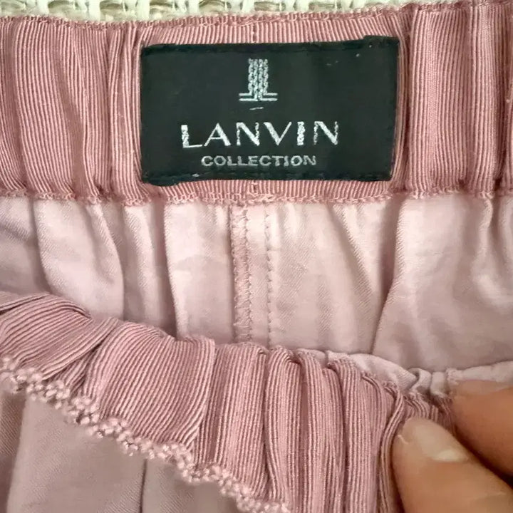 [BUNJANG] Lanvin Pink Wide Pants / Lanvin/랑방 핑크색 와이드 팬츠