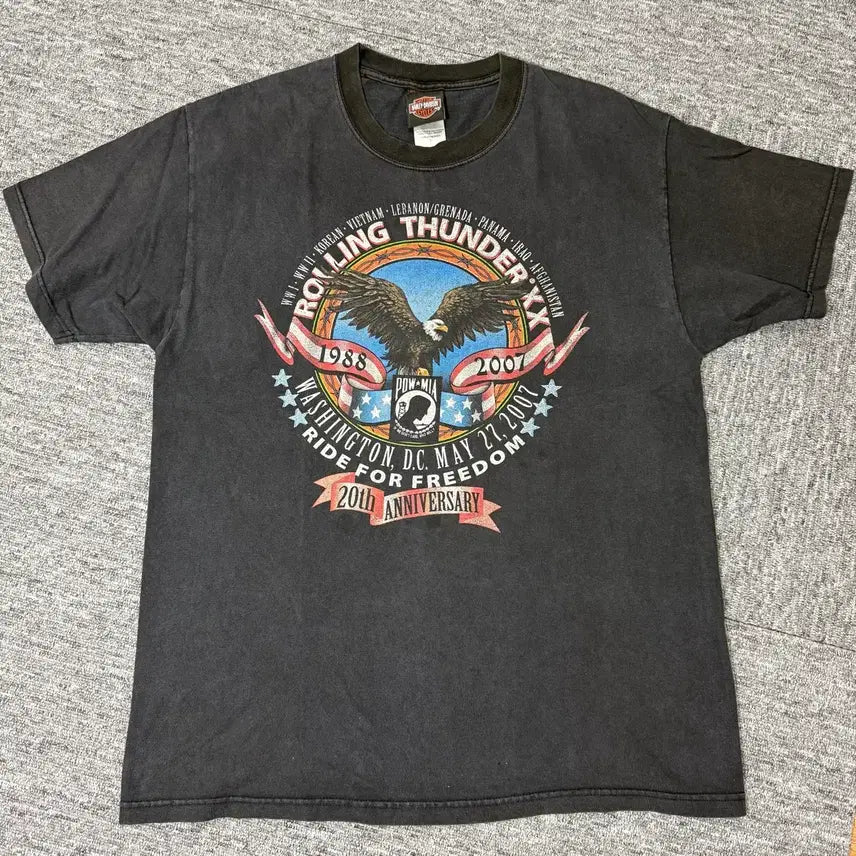 [SOLD OUT] usa made 빈티지 할리데이비슨 반팔