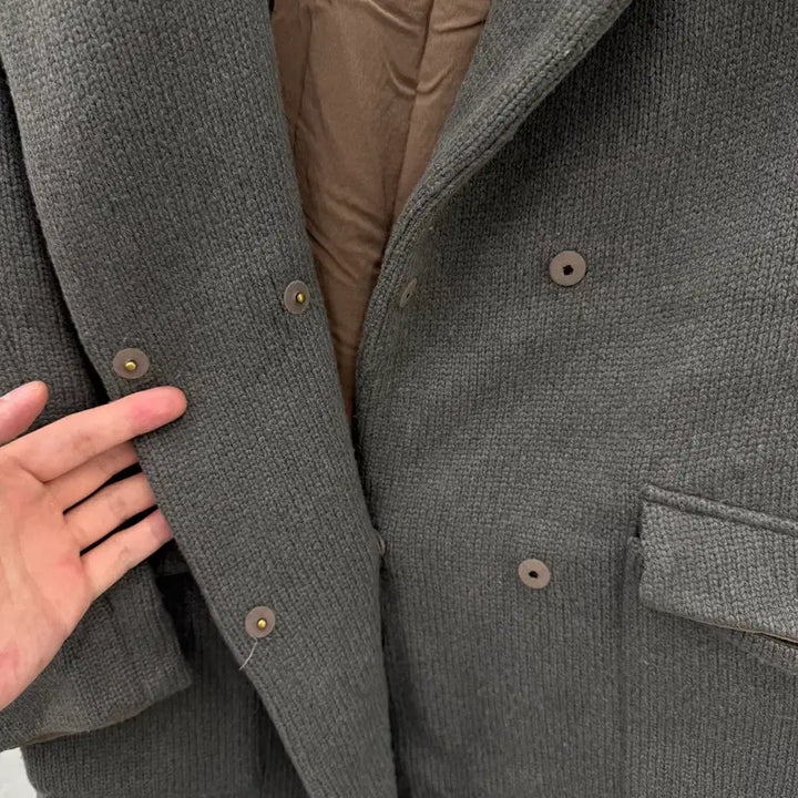 [BUNJANG] Brunello Cucinelli Cashmere Knit Coat / 브루넬로 쿠치넬리 캐시미어 니트 코트