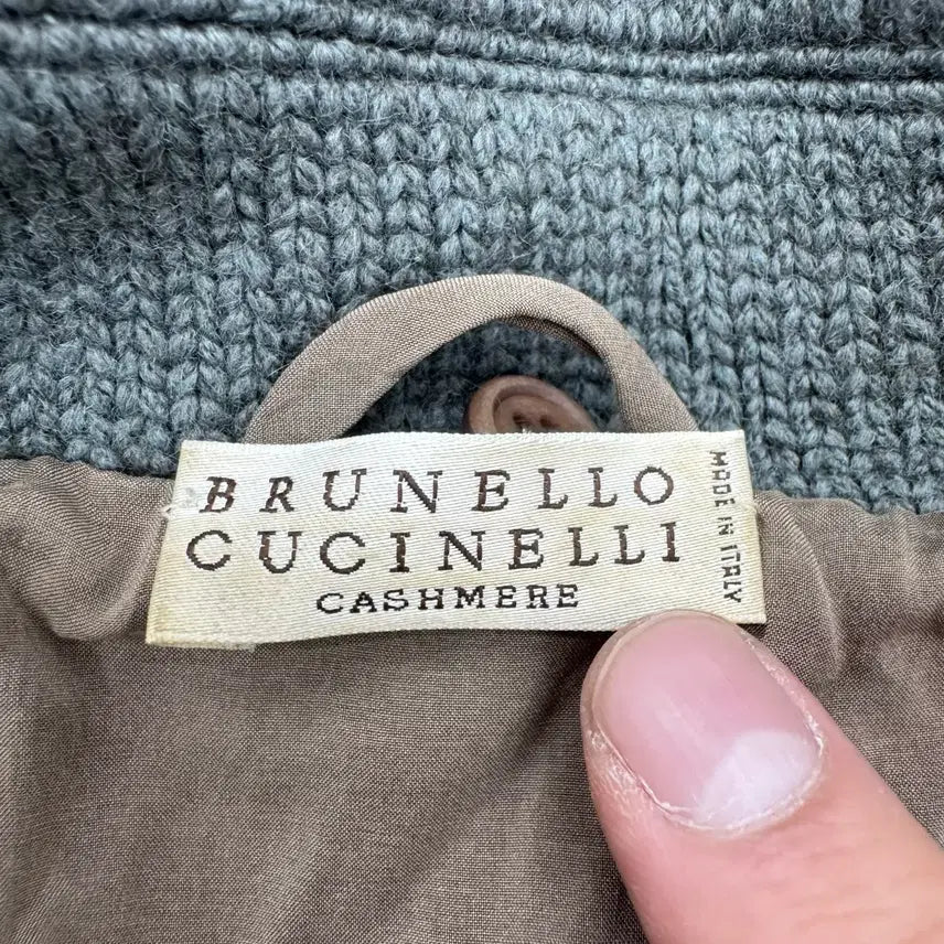 [BUNJANG] Brunello Cucinelli Cashmere Knit Coat / 브루넬로 쿠치넬리 캐시미어 니트 코트