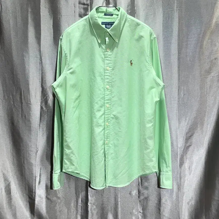 [SOLD OUT] L 폴로랄프로렌 클래식핏 라이트그린 코튼 셔츠