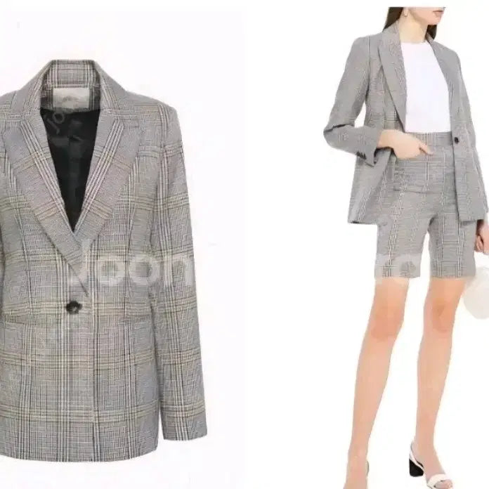 [BUNJANG] Maje Bicard Checkered Jacket / 마쥬 비카르 자켓 55사이즈