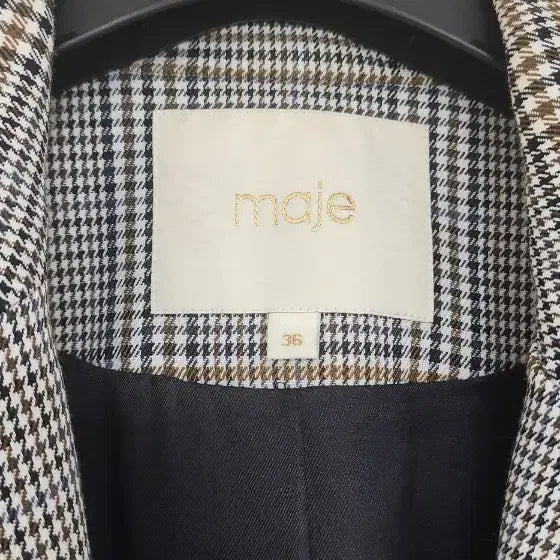 [BUNJANG] Maje Bicard Checkered Jacket / 마쥬 비카르 자켓 55사이즈
