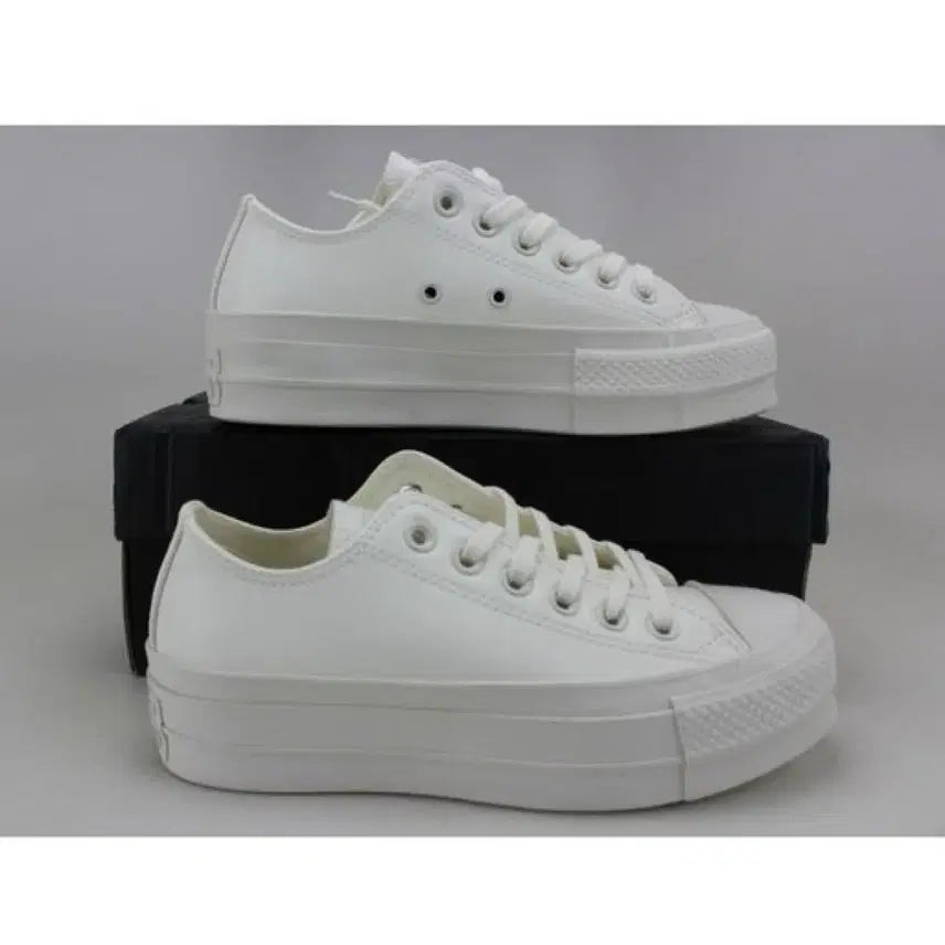 [BUNJANG] Converse Chuck Taylor All Star Lift OX White Sneakers / 컨버스 척테일러 올스타 리프트 OX 화이트