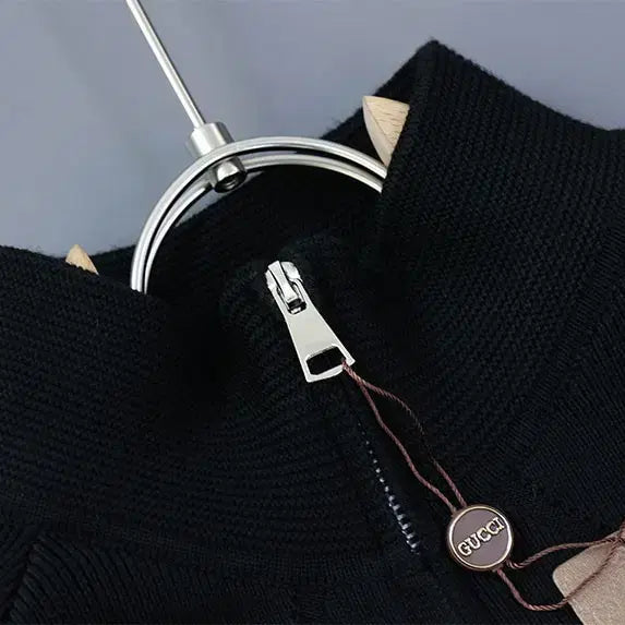 [SOLD OUT] 스틸로고 클래식 니트 집업 자켓