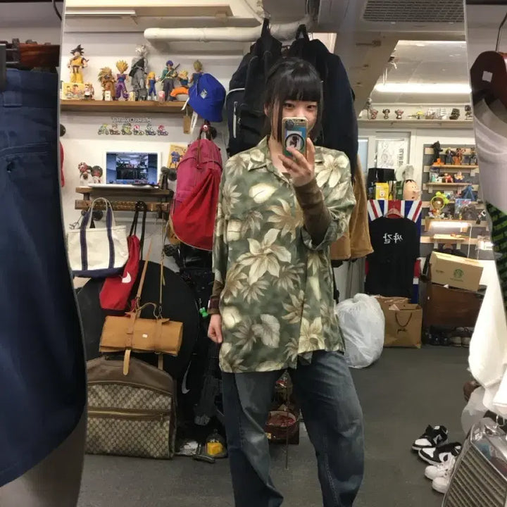 [BUNJANG] Vintage Hawaiian Short Sleeve Shirt / 빈티지 하와이안 반팔 셔츠