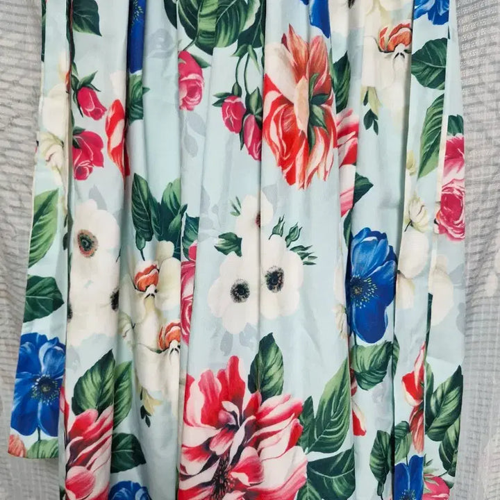 [BUNJANG] Floral Pattern Long Dress / 플라워 패턴  롱 원피스