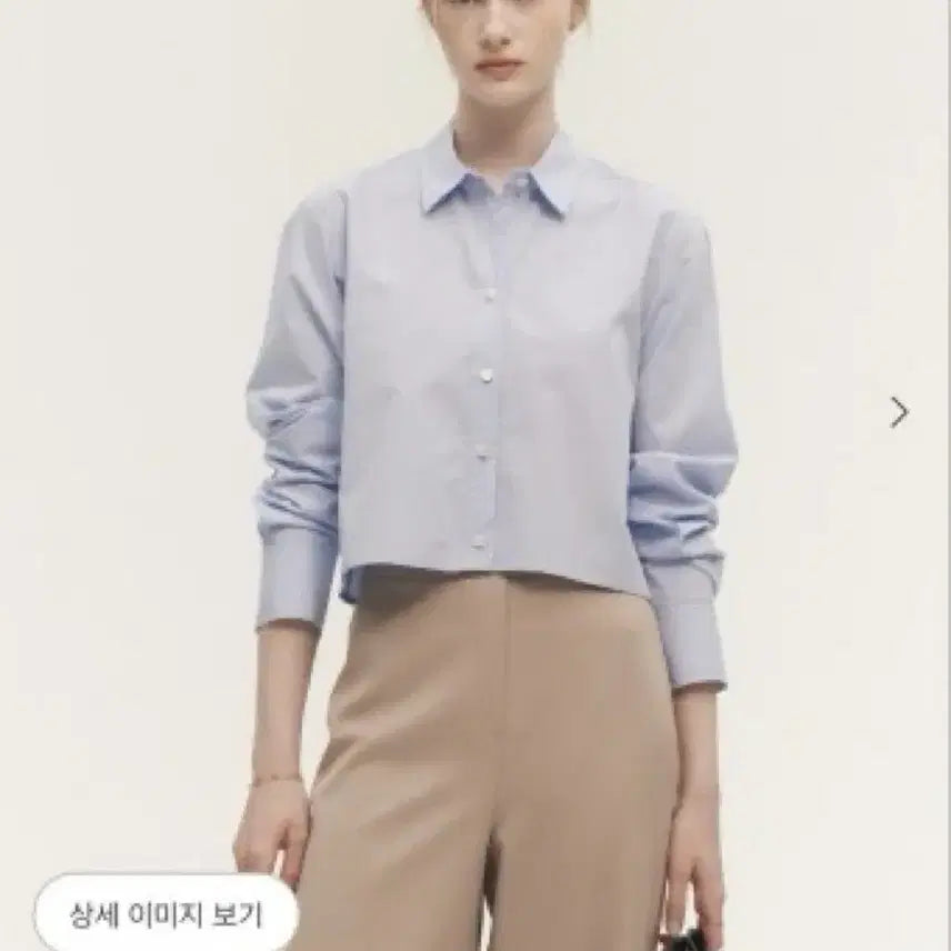 [SOLD OUT] 시에 sie 위시 크롭 코튼 셔츠 화이트