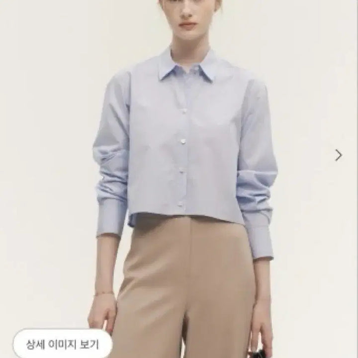 [SOLD OUT] 시에 sie 위시 크롭 코튼 셔츠 화이트