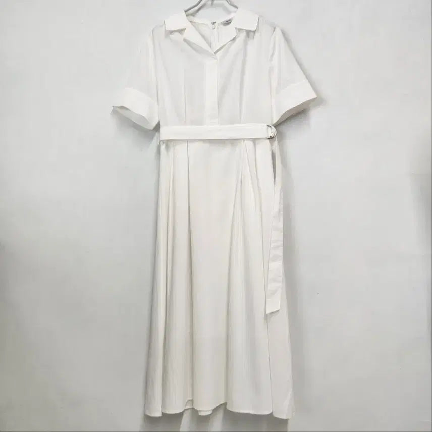 [BUNJANG] MIXXO Belted Shirt Long Dress / MIXXO 벨티드 셔츠 롱 원피스 M