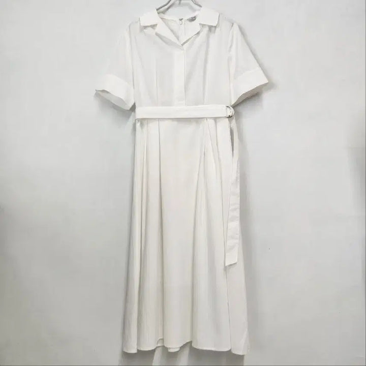 [BUNJANG] MIXXO Belted Shirt Long Dress / MIXXO 벨티드 셔츠 롱 원피스 M