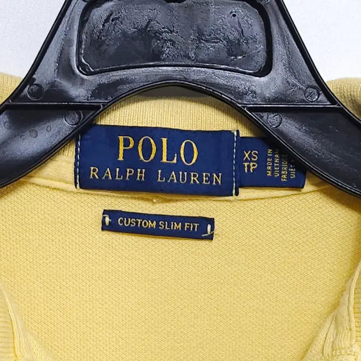 [BUNJANG] Polo Ralph Lauren PK Short Sleeve Polo Shirt / 폴로 랄프로렌 PK 반팔 카라티 옐로우 44~55 슬림핏