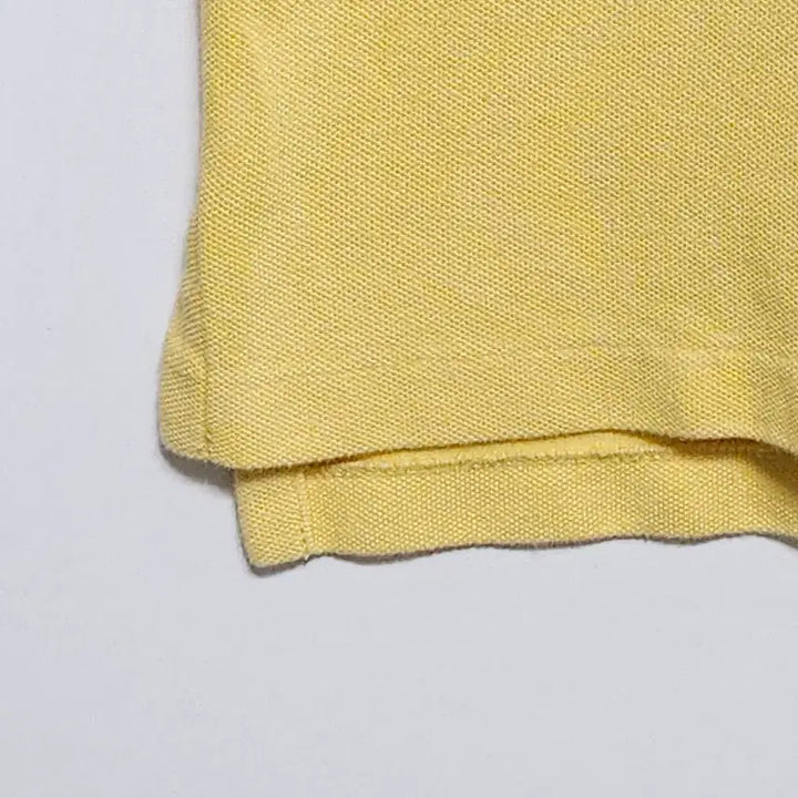 [BUNJANG] Polo Ralph Lauren PK Short Sleeve Polo Shirt / 폴로 랄프로렌 PK 반팔 카라티 옐로우 44~55 슬림핏