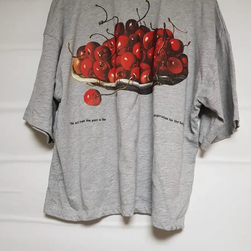[SOLD OUT] 자라 아트 프린팅 반팔 티셔츠 회색