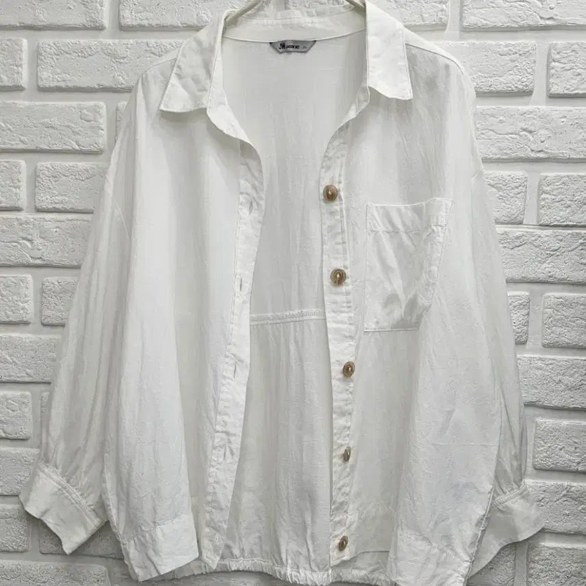 [SOLD OUT] A4271   흰색 셔츠형 쟈켓  (JASON WU)