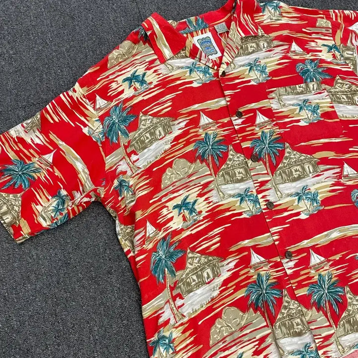 [BUNJANG] Vintage Hawaiian Short Sleeve Shirt / 빈티지 하와이안 반팔 셔츠
