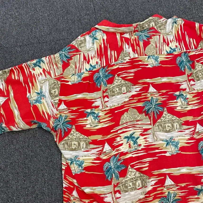 [BUNJANG] Vintage Hawaiian Short Sleeve Shirt / 빈티지 하와이안 반팔 셔츠