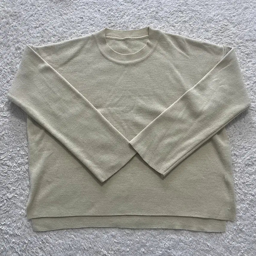 [BUNJANG] Beige Knit Sweater / 베이지 니트 이사정리중