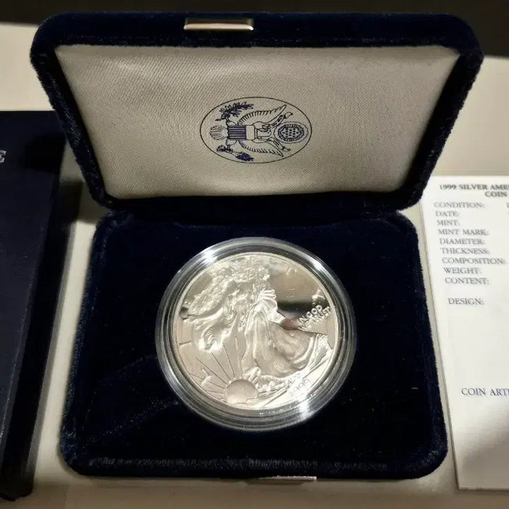 [BUNJANG] US Mint American Eagle Premium Proof Silver Coin / 미조폐국 정품 아메리칸이글 프리미엄 프루프 은화